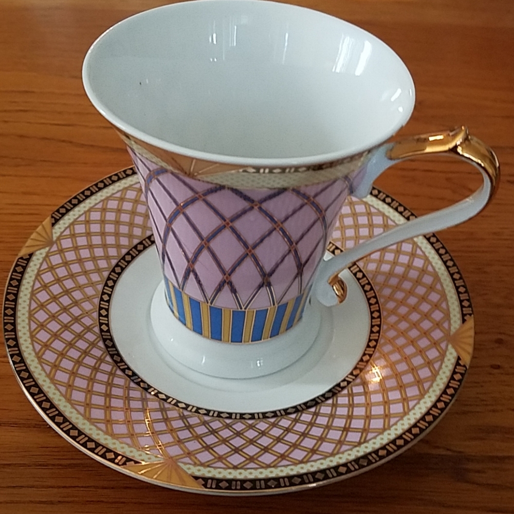 GNA Fine porcelain cup and saucer.